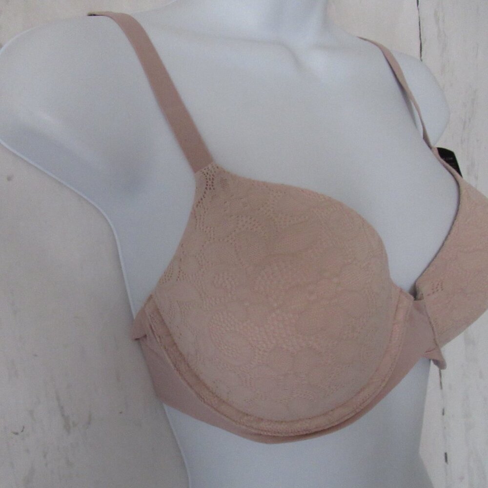 New Maidenform T Shirt Bra 32D Beige Tan Convertible Underwire DM7543 - Picture 5 of 6